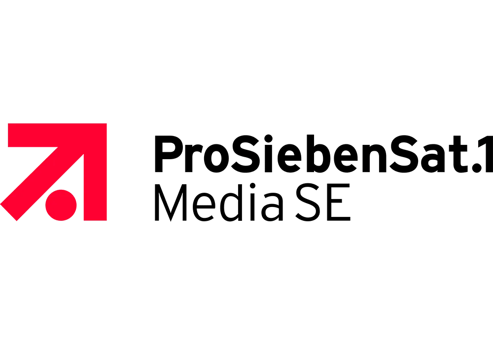 Logo von Pro7 in Rot auf schwarzem Hintergrund